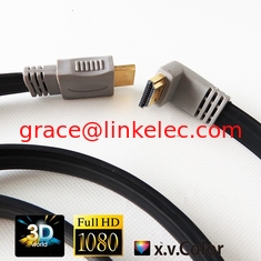 Китай Black High Speed 90 Degree (Right Angle) Flat HDMI Cable with Ethernet (6 FT) поставщик