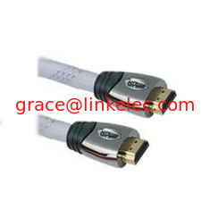 Китай High-speed HDMI A Male Cable with Zinc Alloy Metal Hood and 1.5m Length поставщик