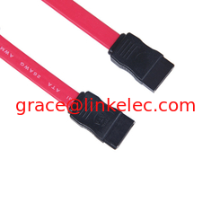 Китай High speed flat red mini sata cable 7pin t0 7pin ,Sata cable 7p female to female поставщик