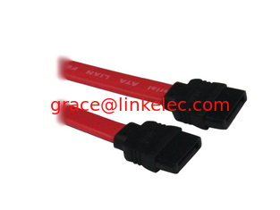Китай SATA Data Cables Straight (Red SATA 7P Plug to SATA 7P Plug SATA Cable) поставщик