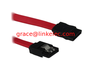 Китай Duraflex protective jacket Internal Computer Cables SATA ATA CABLE,SATA 7Pin with latch поставщик