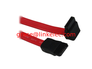 Китай 7pin gold plated SATA cable 90,90 degree SATA 7Pin cable,right angle sata cable поставщик