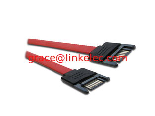 Китай 3FT SATA 7PIN Male to male cable ,SATA device cable,SATA machine used cable поставщик