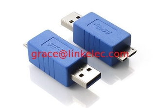 Китай USB3.0 A male to micro B adapter usb3.0 AM to Micro B type converter поставщик