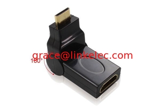 Китай 180 Degree Rotation Swivel MINI HDMI Male to HDMI Female M/F Adapter Converter поставщик