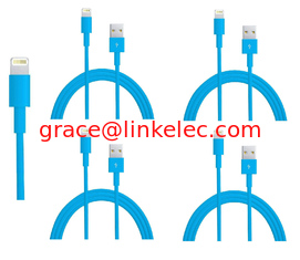 Китай colorful USB to 8PIN Charging and Data sync cable cord for 5 5s 5c iPod Touch 5 Blue поставщик