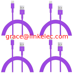Китай colorful USB to 8PIN Charging and Data sync cable cord for 5 5s 5c iPod Touch 5 Purple поставщик