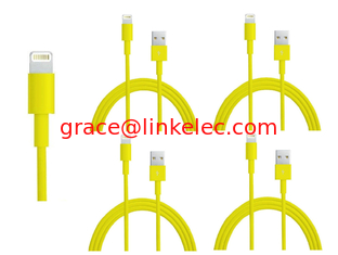 Китай colorful USB to 8PIN Charging and Data sync cable cord for 5 5s 5c iPod Touch 5 yellow поставщик