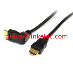 Китай 6 ft 90° Down Angled High Speed HDMI Cable up angled HDMI monitor cable поставщик