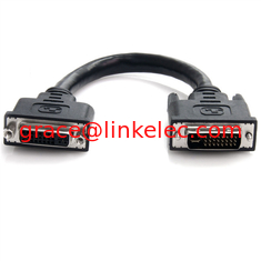 Китай 6in DVI-I Dual Link Digital Analog Port Saver Extension Cable M/F поставщик