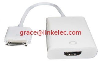 Китай Dock Connector To HDMI 1080P TV Adapter Cable For iPad 2 3 For iPhone 4/4S IPAD TO HDMI поставщик