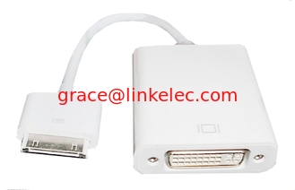 Китай 30 pin Dock connector to DVI cable adapter for iPhone 4 iPad1 iPad 2 поставщик