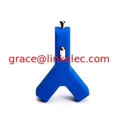 Китай Cigarette lighter socket car charger stylish Y Shape style charger3.1A dual USB 2port Blue поставщик