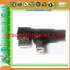 Китай 16FT ANGLE USB AM TO ANGLE BM,left angle AM TO Right angle BM cable поставщик