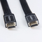 Flat HDMI cable with Various Kinds of Nylon Braid Shielding black color поставщик