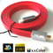 Black High Speed 90 Degree (Right Angle) Flat HDMI Cable with Ethernet (6 FT) поставщик