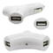 Y shape style Dual USB 2port Car Charger Adapter for The New iPad 3 2 iPhone 5 white поставщик
