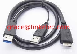 Китай Usb 3.0 y cable micro b cable, splitter cable, male to male cable 1m поставщик