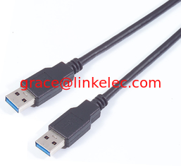 Китай High Speed black USB3.0 AM To AM Cable поставщик