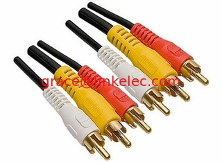 Китай 3RCA to 3RCA Cable Audio Cable/Video Cable/RCA Plug /AV cable/RCA cable поставщик