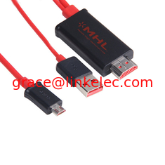 Китай Samsung Micro usb MHL to HDMI cable male to male,mhl cable for galaxy S2 S3 поставщик