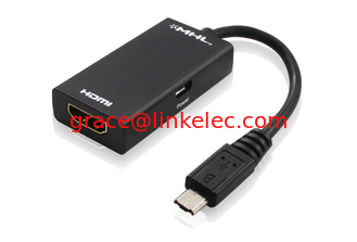 Китай MHL HDMI Micro 11PIN cable for Samsung HTC Smart Phone Tablet for Galaxy S3 поставщик