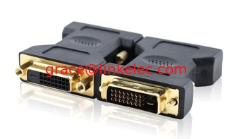 Китай Gold plated DVI 24+1 male to female adapter1080P PC MAC ADAPTER CONVERTER HD поставщик