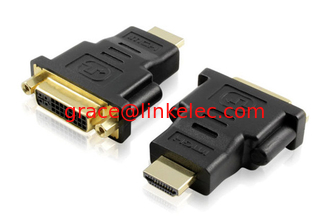 Китай DVI(24+5)F female TO HDMI M male GOLD 1080P PC MAC ADAPTER CONVERTER HD поставщик