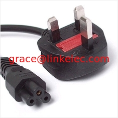 Китай Power Cord UK Plug to C5 Clover Leaf CloverLeaf Lead Mickey Mouse1.8m Cable поставщик