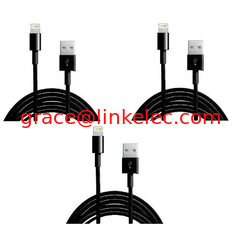 Китай colorful USB to 8PIN Charging and Data sync cable cord for 5 5s 5c iPod Touch 5 Black поставщик