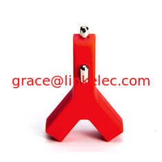 Китай Cigarette lighter socket car charger stylish Y Shape style charger3.1A dual USB 2 port Red поставщик