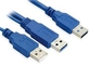 USB3.0 Y cable,male to male 1m поставщик