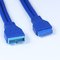 USB3.0 main board 20pin male to female cable USB3.0 20pin Motherboard Extension Cable поставщик