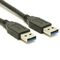 High Speed black USB3.0 AM To AM Cable поставщик