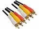 3RCA to 3RCA Cable Audio Cable/Video Cable/RCA Plug /AV cable/RCA cable поставщик
