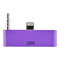 colorful 30pin to 8 Pin AUDIO ADAPTERS converter for iPhone 5 5s 5c Itouch Nano 7 Purple поставщик