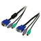 6 ft 3 in 1 PS/2 KVM Cable with high quality поставщик