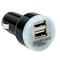 Dual USB LED DC Car Charger 2.1 Amp 1A Auto Adapter COLOR CHOICE For LG G2 Black поставщик